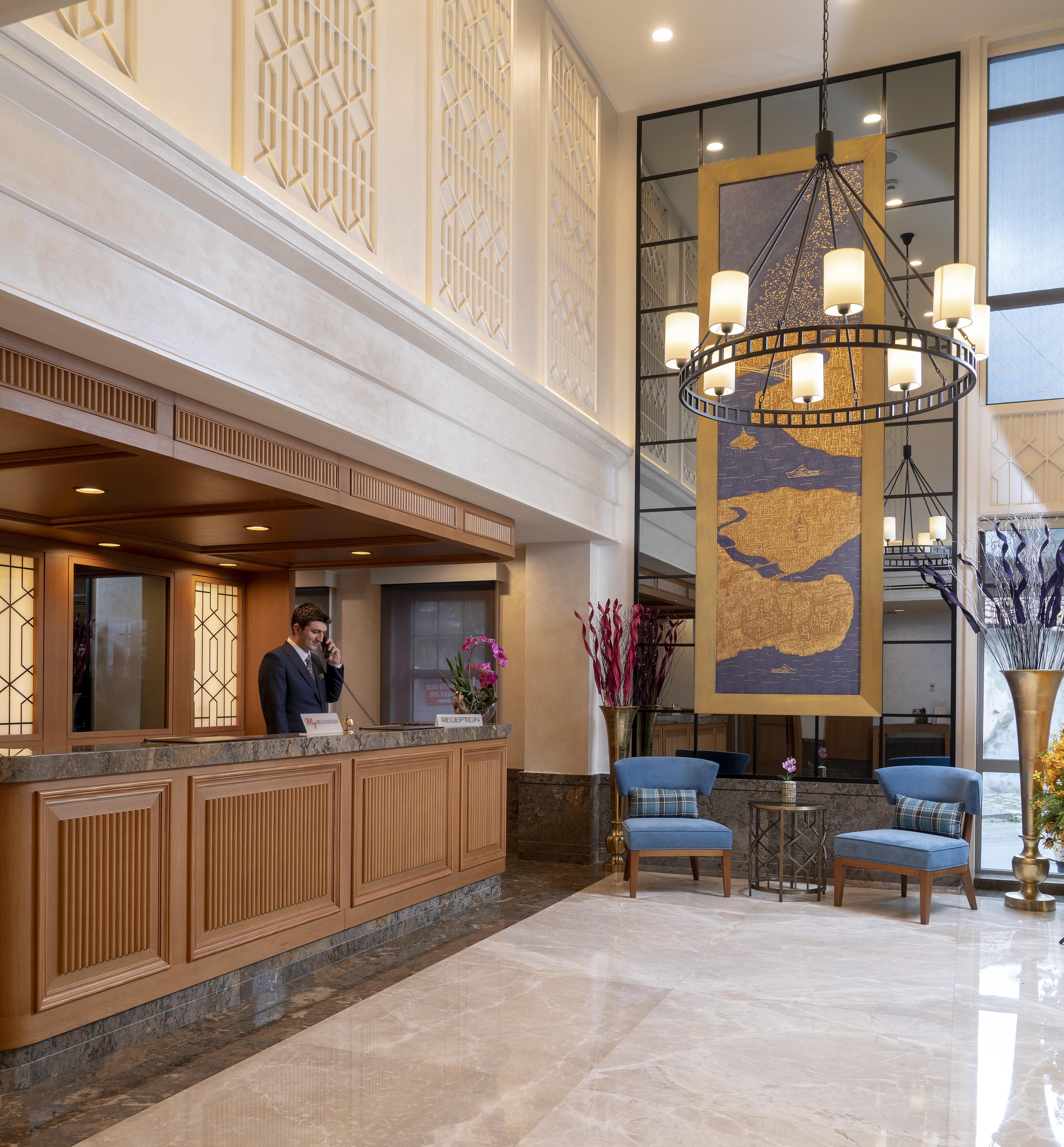 Millennium Istanbul Golden Horn Hotel Exterior foto The lobby of the hotel